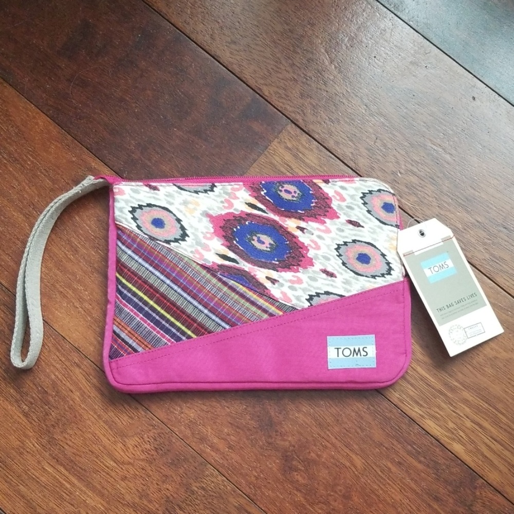 Tom's | Mini Tablet Sleeve | Lagoon Stripe Mix
